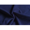 Soft velvet fabric - navy blue color 100% cotton, the capture with the twist