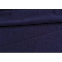 Soft velvet fabric - navy blue color 100% cotton, the capture with the fold