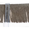 Thick bullion fringe - 150mm (6'') -  fawn color, with measuring tape