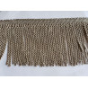 Thick bullion fringe - 150mm (6'') -  fawn color, close up on fringing