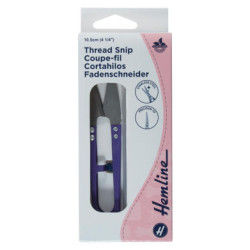 Thread Snips: 10.5cm (4.25'') from Hemline brand in the package on the white background