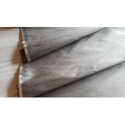 Two- tone Dupion silk fabric - slate/khaki color, the capture of fabric with the fold across the image
