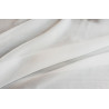 100% silk georgette - off-white color, capture of the fabric with the fold across the capture