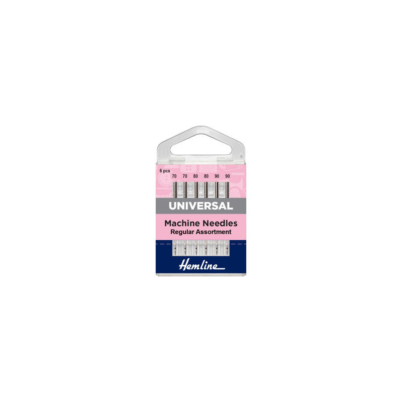 Universal Sewing Machine Needles- Regular Assortment 6 pack