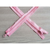 double slider zip - pink - chunky - 90cm