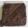 bullion fringe - 60mm- light brown color, full reel on the white backround