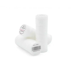 Sewing machine thread - white color - 200m spool, placed on a white background