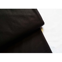 cotton fabric - black - medium-weight, the fabric with a fold across the frame