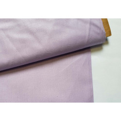 medium-weight cotton fabric - light lilac color, the fabric with the fold, placed across the frame