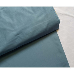 medium-weight cotton fabric - petrol blue color, the fabric with the fold, placed across the frame