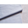 medium-weight cotton fabric -  light blue color, the fabric with the fold, placed across the frame