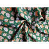 Dogs on green - Water Resistant fabric, the fabric with the twist