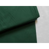 medium-weight cotton fabric -  forest green color, the fabric with the fold, placed across the frame