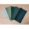 Iron-on  repair fabric -  5 colors bundle- green shades