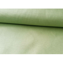 Heavy weight panama fabric - sage color - 100% cotton, the fabric folded across the frame