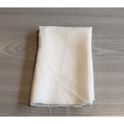 Light-weight linen fabric - ivory - remnant 40/130cm