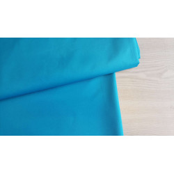 Oxford - Water-resistant canvas fabric  - deep turquoise, the fabric with the fold across the frame