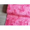 Mystic Vine cotton - soft handle - cerise color, the fabric with the fold across the frame