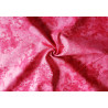 Mystic Vine cotton - soft handle - cerise color, the fabric with a twist in the middle of the frame