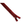 closed-end invisible zip- burgundy - 20cm, placed on a white background