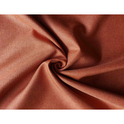 Oxford - Water-resistant  canvas fabric -  blend dark orange color, the fabric with the twist in the centre of the photo