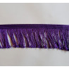 bullion fringe - 60mm- purple color, placed on a white background