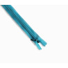 closed-end invisible zip - turquoise - 22cm, placed on a white background