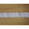 Embroidered tape  trim- edging - white