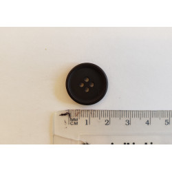 Suit button - matt black - two sizes