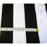 black&white stripes 60mm/60mm- medium cotton fabric, the capture with the ruler