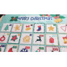 Advent Calendar DIY Ready Panel - FUNNY CHARACTERS, close up on pockets