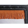 Thick bullion fringe - 60mm - orange color, the trim with the ruler