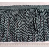 Thick bullion fringe - 150mm (6'') -  teal color, with measuring tape