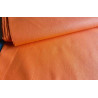 medium-weight cotton fabric - tangerine orange - the fabric with the fold, placed across the frame