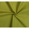 medium-weight cotton fabric - intense olive color, the fabric with the twist, placed across the frame