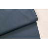 medium-weight cotton fabric -  dark petrol blue color, the fabric with the fold, placed across the frame