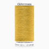 Sewing machine thread - Light Yellow color - 200m spool, placed on a white background