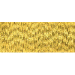 Sewing machine thread - Light Yellow color - 200m spool, placed on a white background