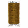 Sewing machine thread -  Chestnut  color - 200m spool, placed on a white background