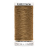 Sewing machine thread -  Cinnamon color - 200m spool, placed on a white background