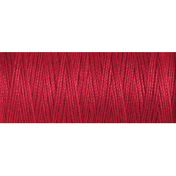 Sewing machine thread - Dark red  color - 200m spool, placed on a white background