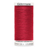 Sewing machine thread -  Dark red color - 200m spool, placed on a white background