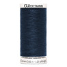 Sewing machine thread -   Dark navy denim color - 200m spool, placed on a white background