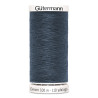 Sewing machine thread -   Teal grey color - 200m spool, placed on a white background