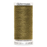 Sewing machine thread -   Bronze color - 200m spool, placed on a white background