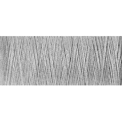 Sewing machine thread - 
grey color - 200m spool, placed on a white background