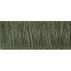 Sewing machine thread - 
olive green color - 200m spool, placed on a white background