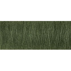 Sewing machine thread - 
Hunter green color - 200m spool, placed on a white background