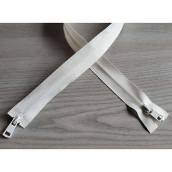 two way zip - white - 60cm