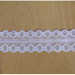 Lace ribbon - white 25mm